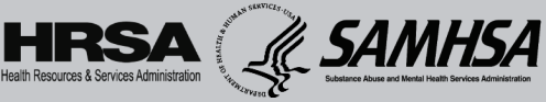 HRSA and  SAMHSA LOGO