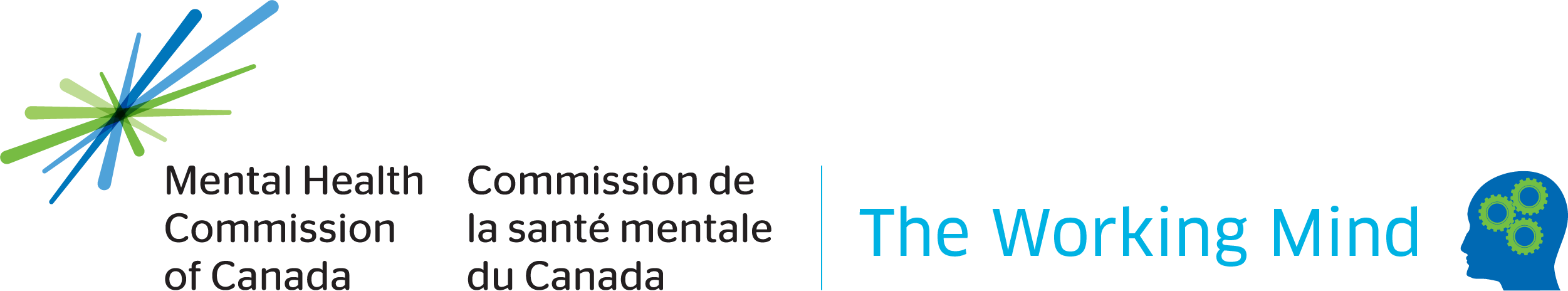 mental health commission of canada and working minds logos