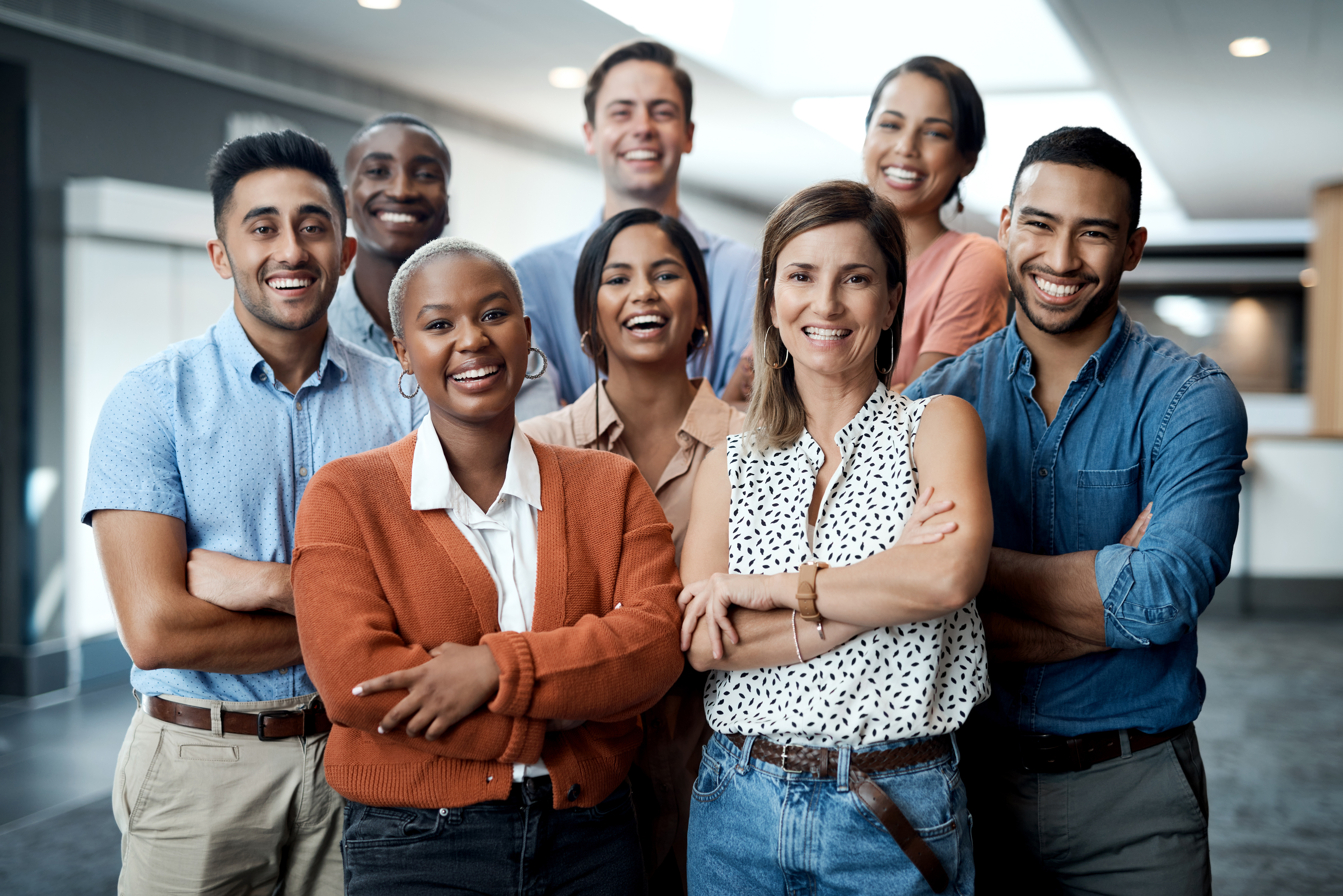 Group of diverse people.